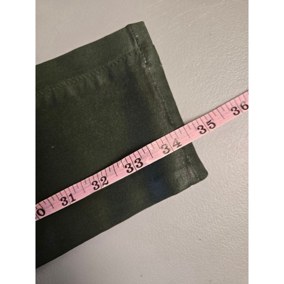 Women's L'AGENCE Green Coated Skinny Jeans Size 25 - Picture 6 of 9